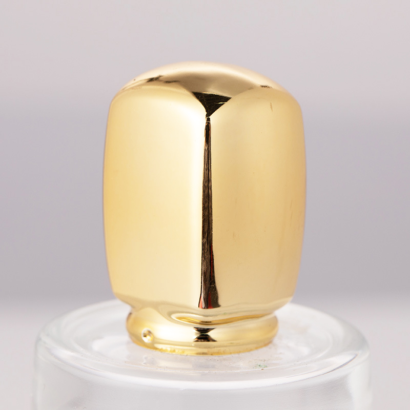 Customized Golden Zinc Alloy Die Casting Manufacturer Metal Cap For Perfume Bottle