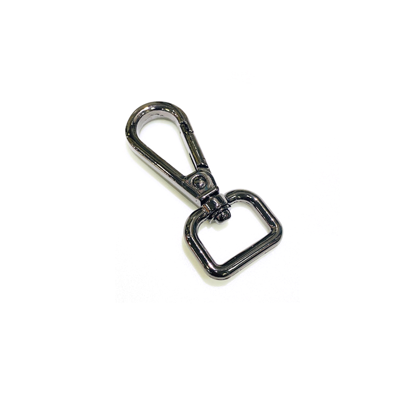 Chrom Plating Square Head Swivel Bolt Snap Hook For Straps Bags Belting