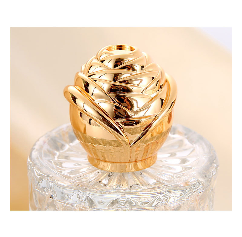 Zamak Perfume Caps Customized Flower Shaped Perfume packages OEM China Factory